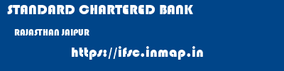 STANDARD CHARTERED BANK  RAJASTHAN JAIPUR    ifsc code